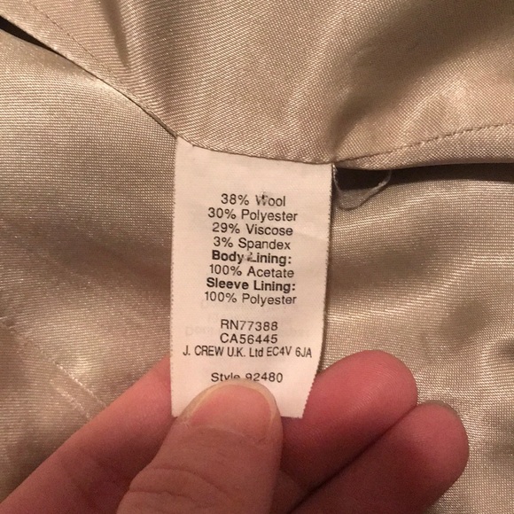 J. Crew Teal blazer! Size 0! - Picture 5 of 7